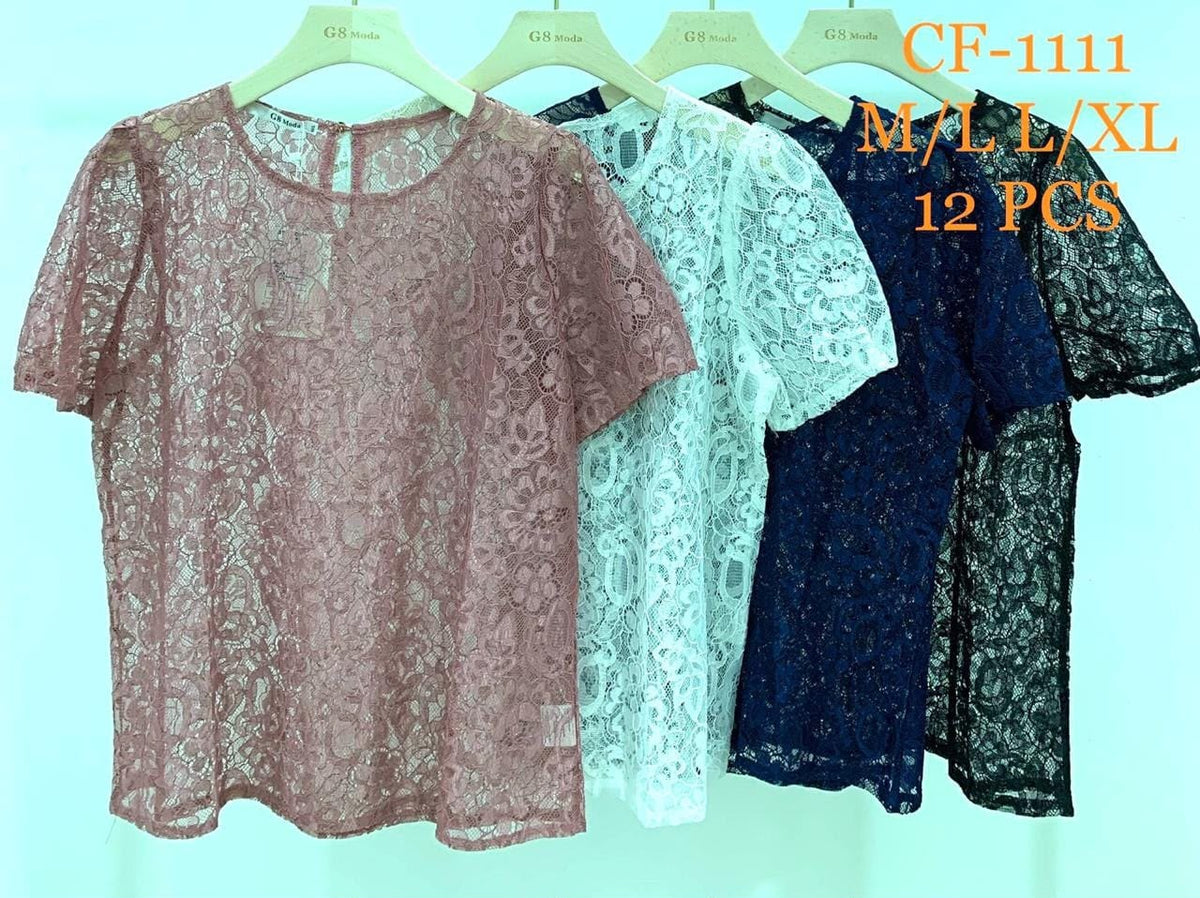 Blusa de encaje-CF-1111