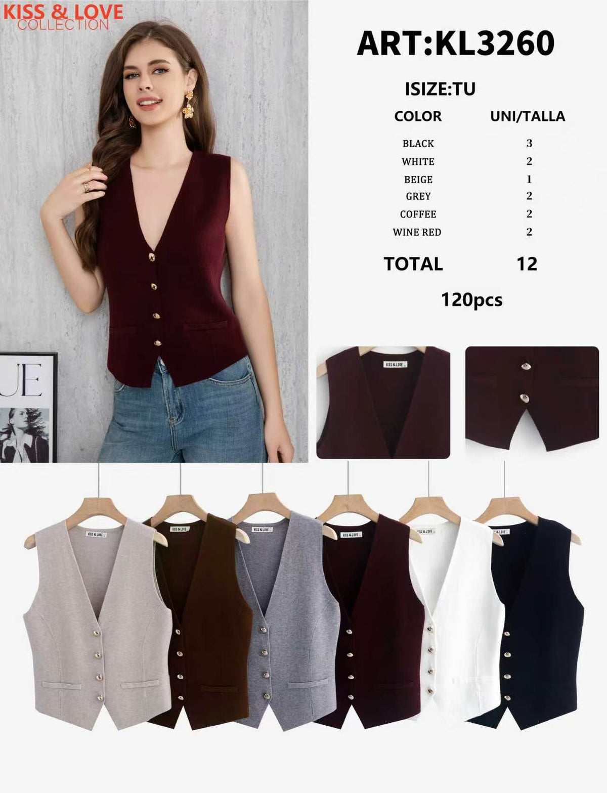 Chaleco formal-KL3260