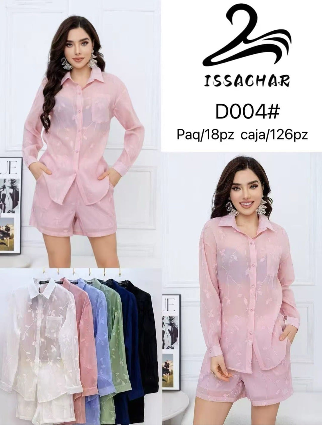Conjunto de camisa y short-D004#