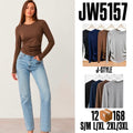 Blusa de manga larga-S-JW5157