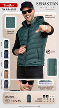Chaleco Acolchado con Capucha Desmontable SEBASTIAN-TM-AR660-B