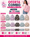 Combo de Mochila, Lonchera y Lapicera con diseño de personajes-COMB10