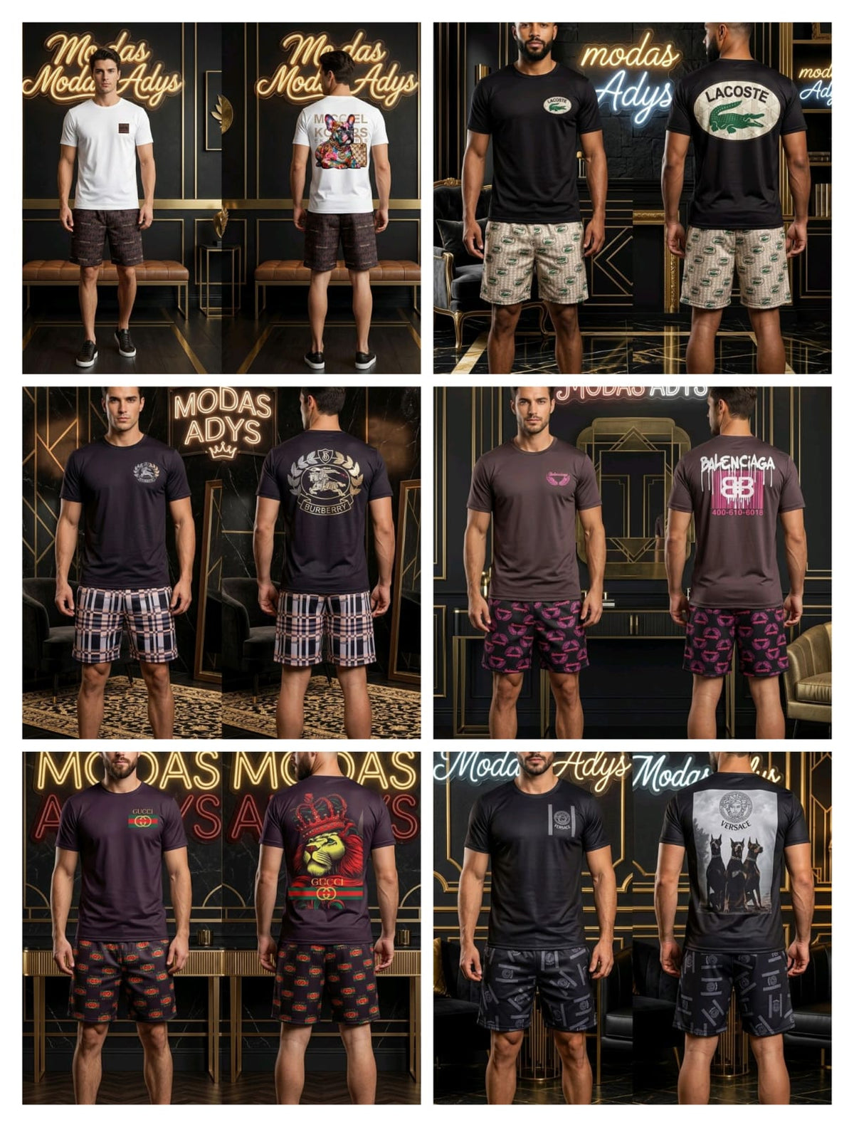 Conjunto de Playera y Shorts para Hombre-ADYS-03