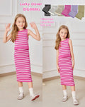 Conjunto de top y falda para niña-DG008G