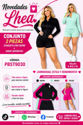 Conjunto deportivo de chaqueta con cierre y short-PBST9030