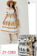 Vestido con estampado-ZY-C083