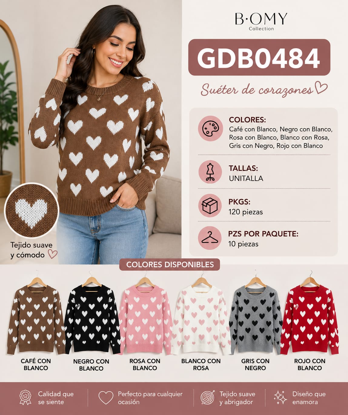 Suéter de corazones-GDB0484