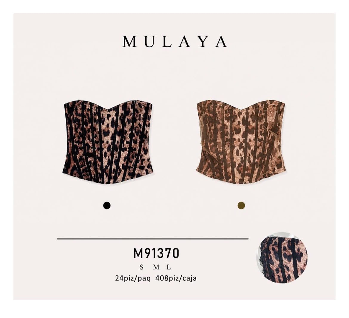 Corset animal print-M91370