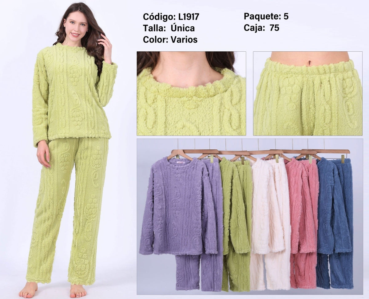 Pijama de peluche-L1917