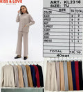 Conjunto de suéter y pantalón-KL2316