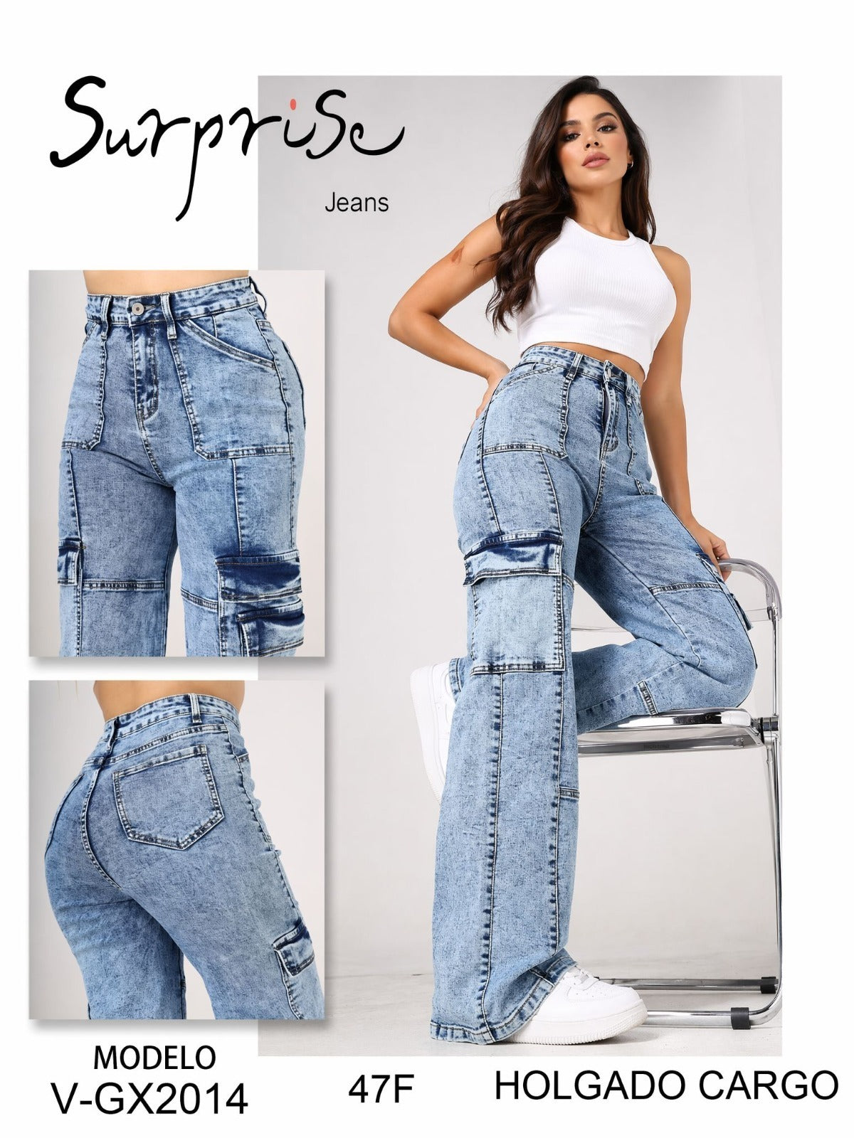 Jeans Cargo-V-GX2014-1