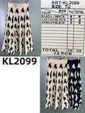 Falda con estampado de corazones-KL2099