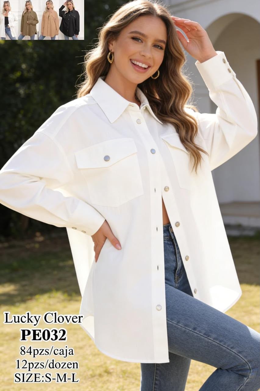 Camisa tipo chaqueta-PE032