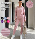 Conjunto deportivo con sudadera con capucha y pantalón-SET1679C