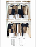 Blusa manga larga de paneles-GX-22109#