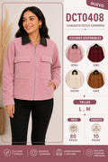 Chaqueta estilo camisera-DCT0408