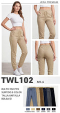 Joggers con jareta-TWL102