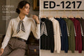 Camisas con mascada-BLU-ED-1217