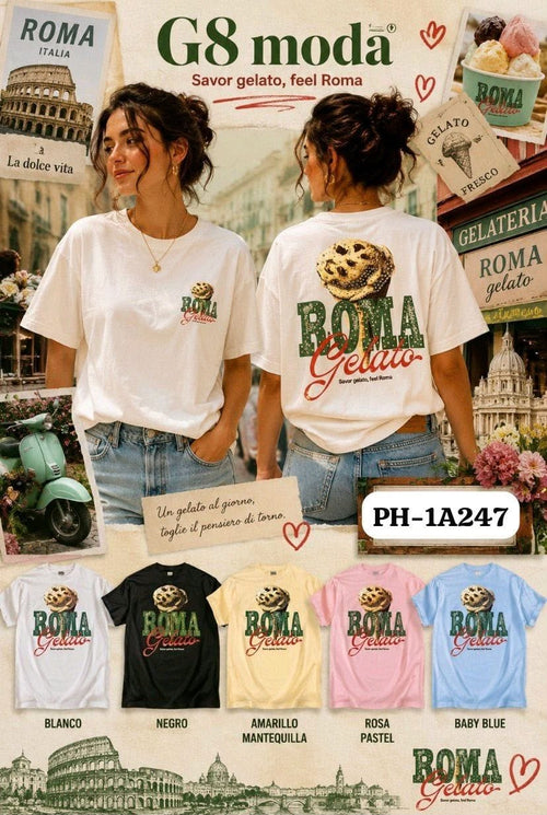 Playera Roma Gelato-PLA-PH-1A247