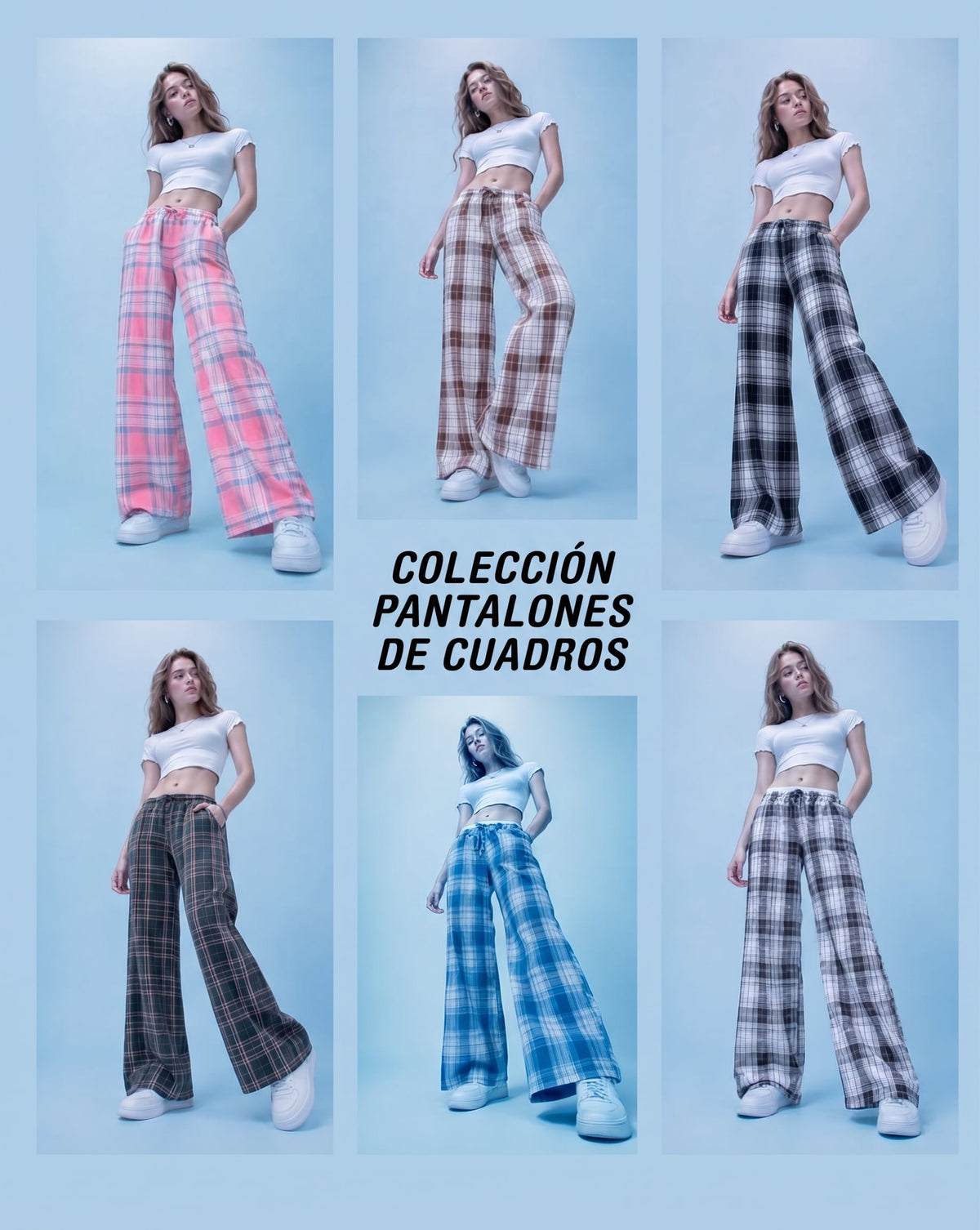 Pantalones de cuadros-QPX020