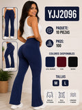 Pantalones acampanados-YJJ2096