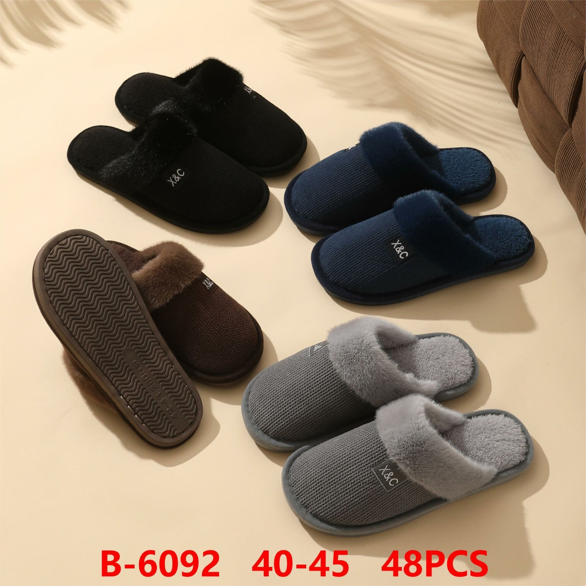Pantuflas de invierno-B-6092
