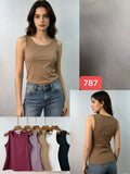 Blusa sin mangas básica-787