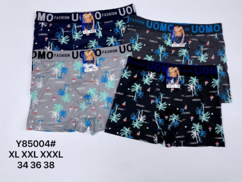 Bóxer con estampado de palmeras-Y85004