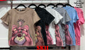 Playera con estampado de oso-A-921