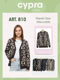 Cardigan estampado animal print-810