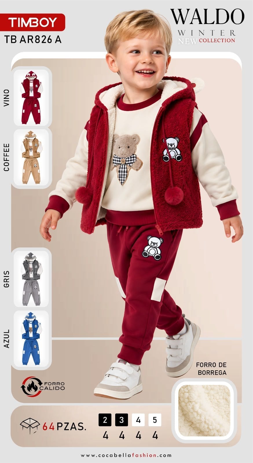 Conjunto de sudadera con capucha-TB AR826 A
