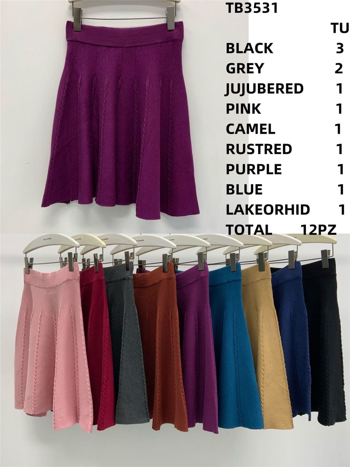 Falda tejida-TB3531