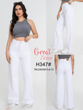 Jeans de corte recto-H347