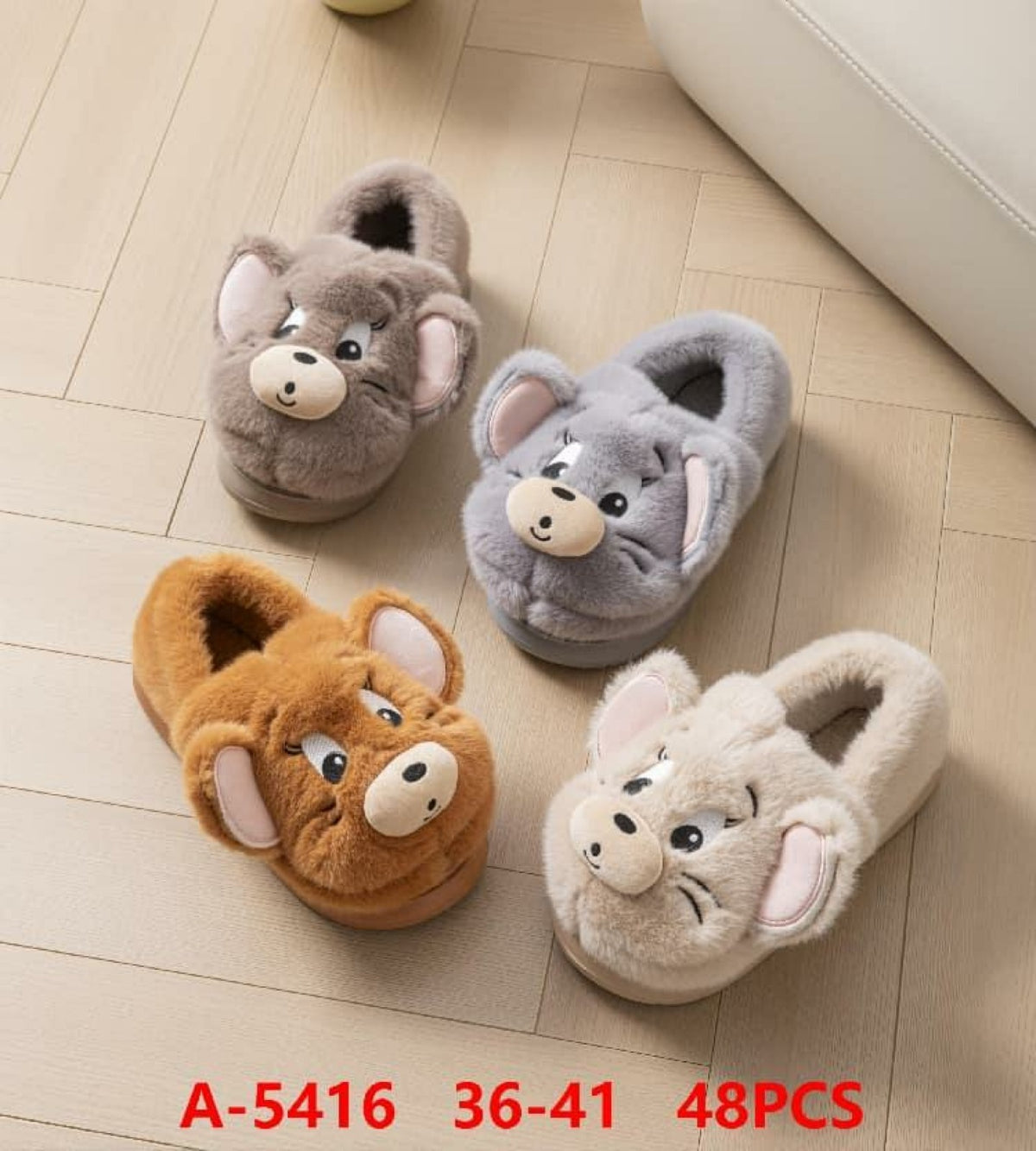 Pantuflas con personajes-A-5416
