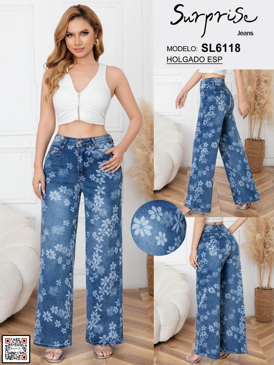 Jeans holgados especial Surprise-SL6118