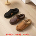 Pantuflas de invierno con forro de borrego-B-6104