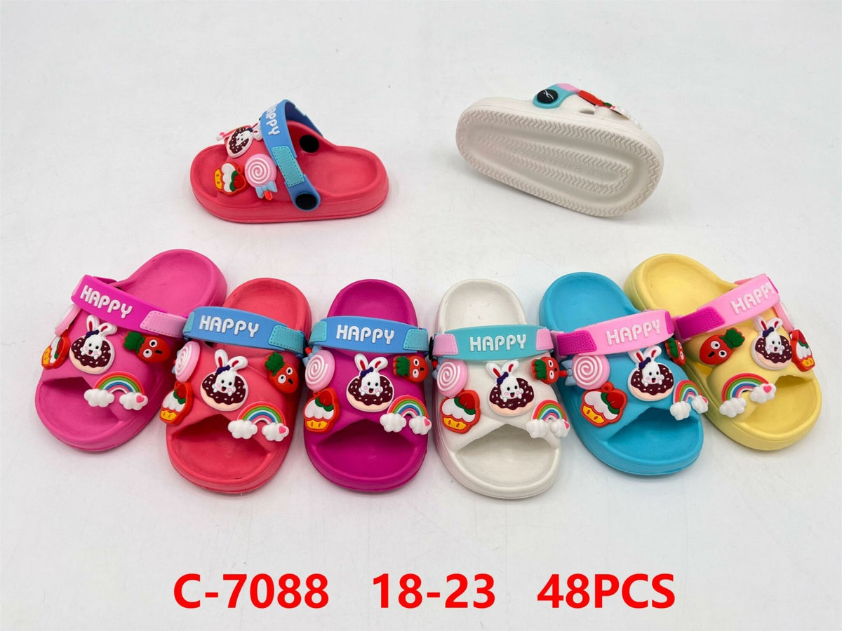 Sandalias infantiles con adornos-C-7088