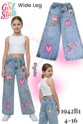 Jeans Wide Leg Estampados-1942B1
