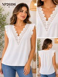 Blusa con encaje-NP26196