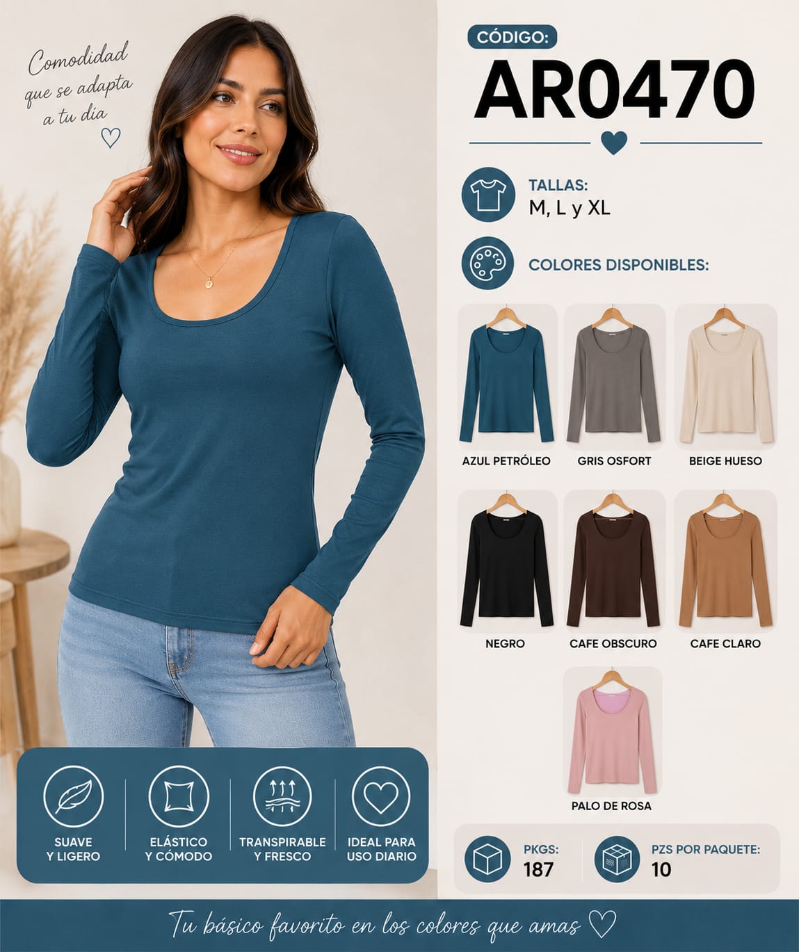Playera de manga larga-AR0470