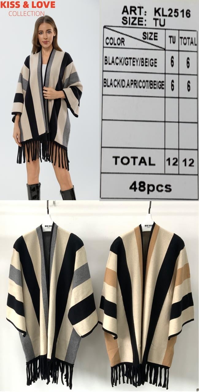 Cardigan con flecos-KL2516