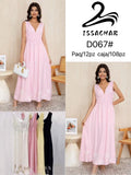 Vestido largo-D067#