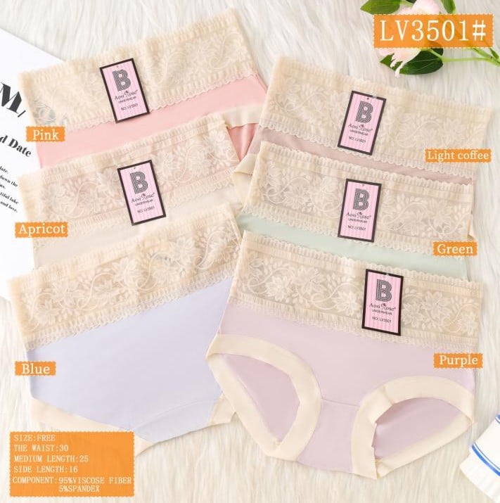 Pantaletas con encaje-LV3501