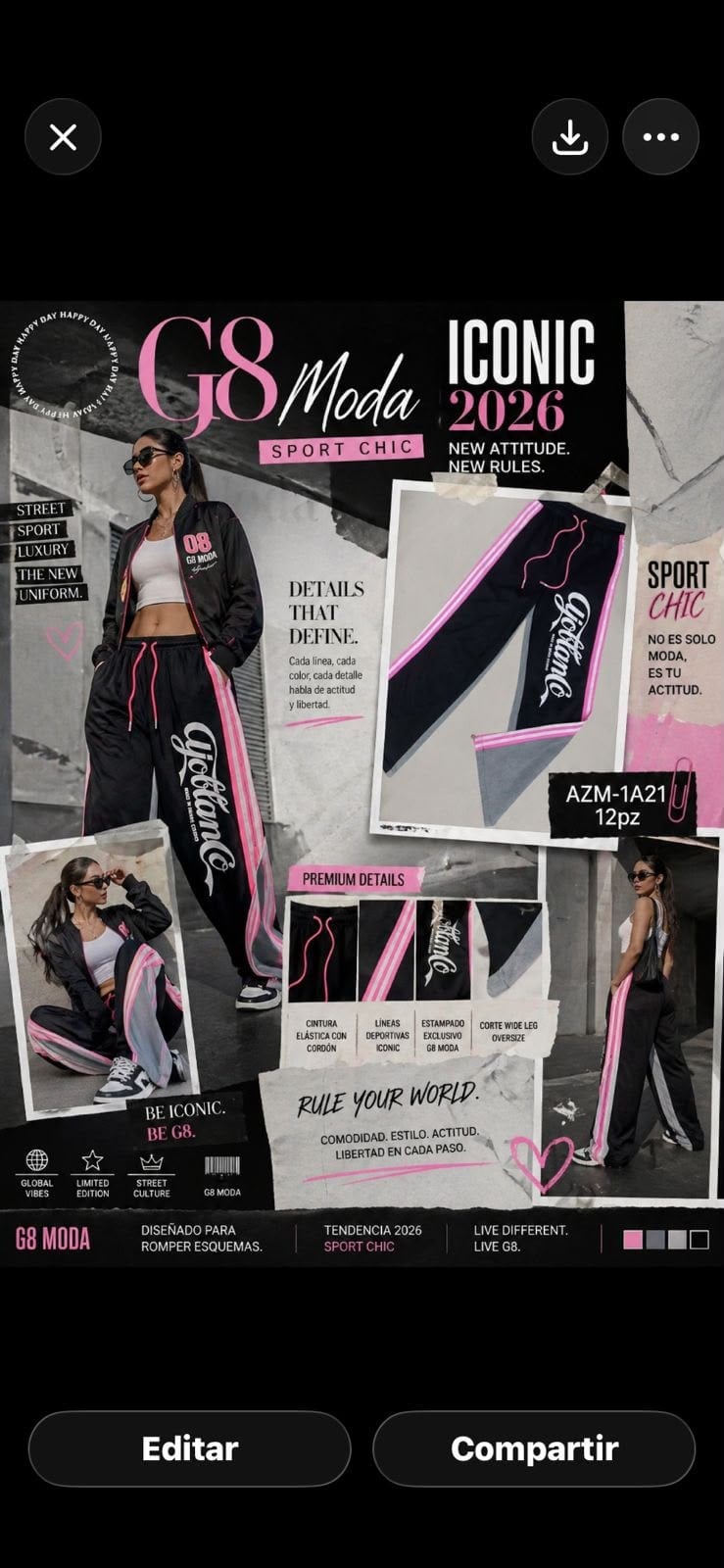 Pantalón deportivo-AZM-1A21