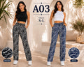 Pantalón estampado-A03