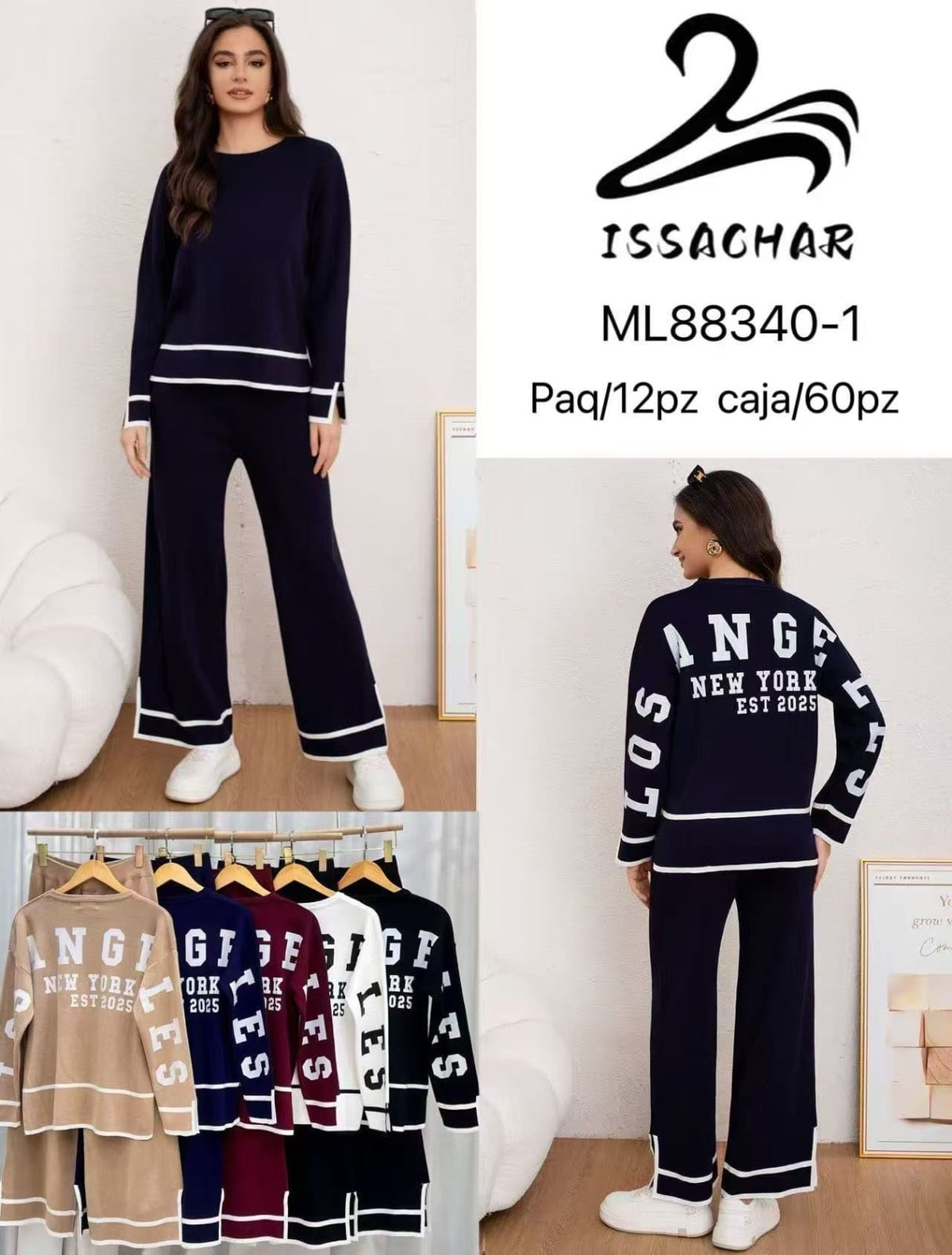Conjunto de suéter y pantalón-ML88340-1
