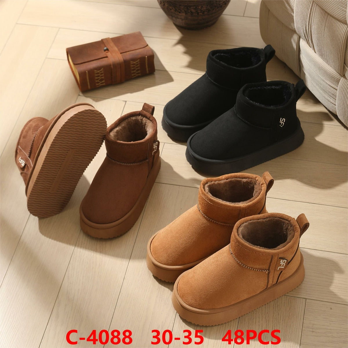 Botines cálidos-C-4088