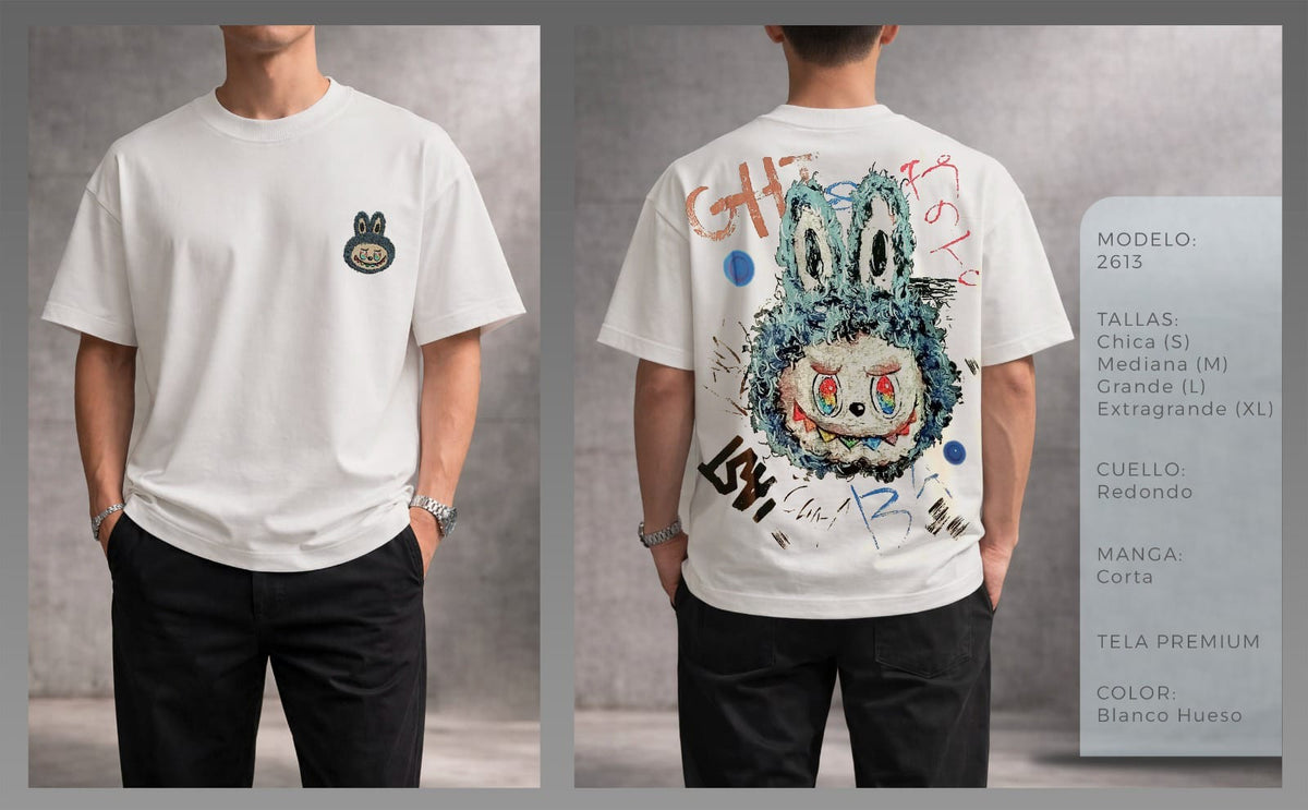 Playera con estampado gráfico-2613