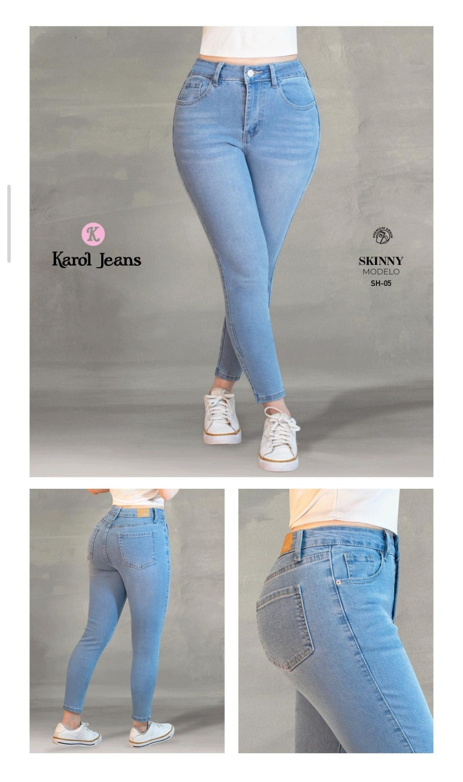 Jeans Skinny para Mujer-SH-05