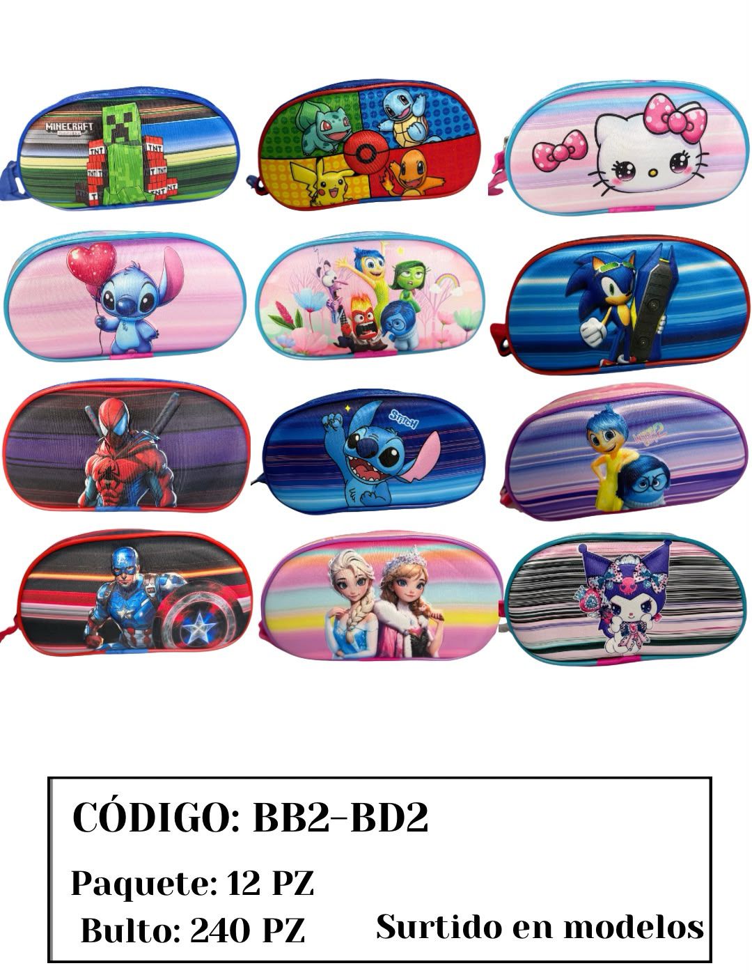 Lapicera Surtidos de Personajes-BB2-BD2